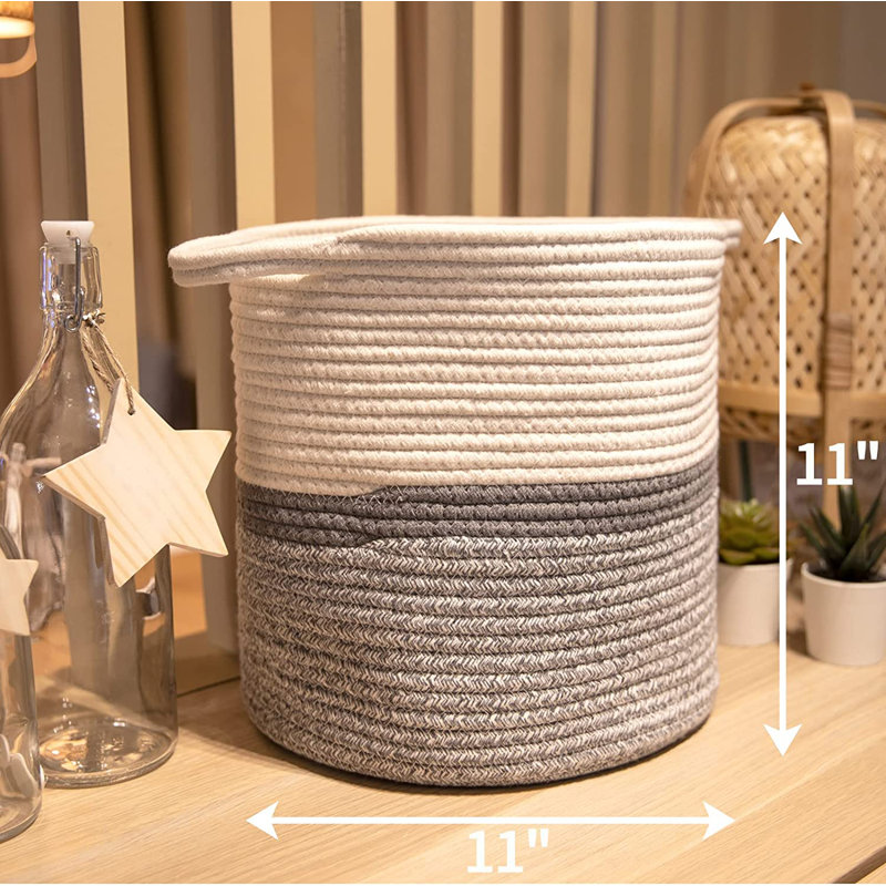 Breakwater Bay Large Fabric Bin Wayfair